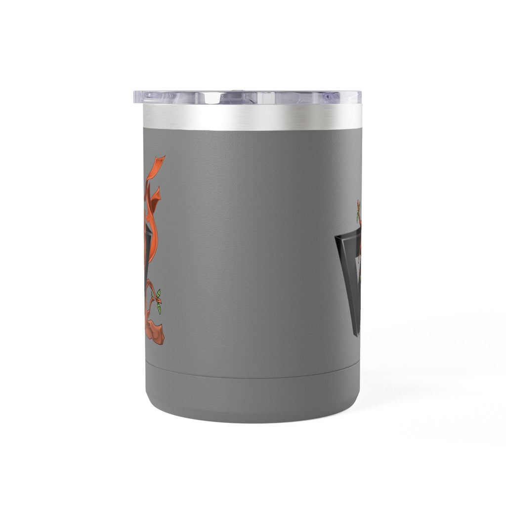15oz Coffee Tumbler Mug with Rooster Illustration — Insulated Travel Cup