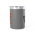 15oz Coffee Tumbler Mug with Rooster Illustration — Insulated Travel Cup