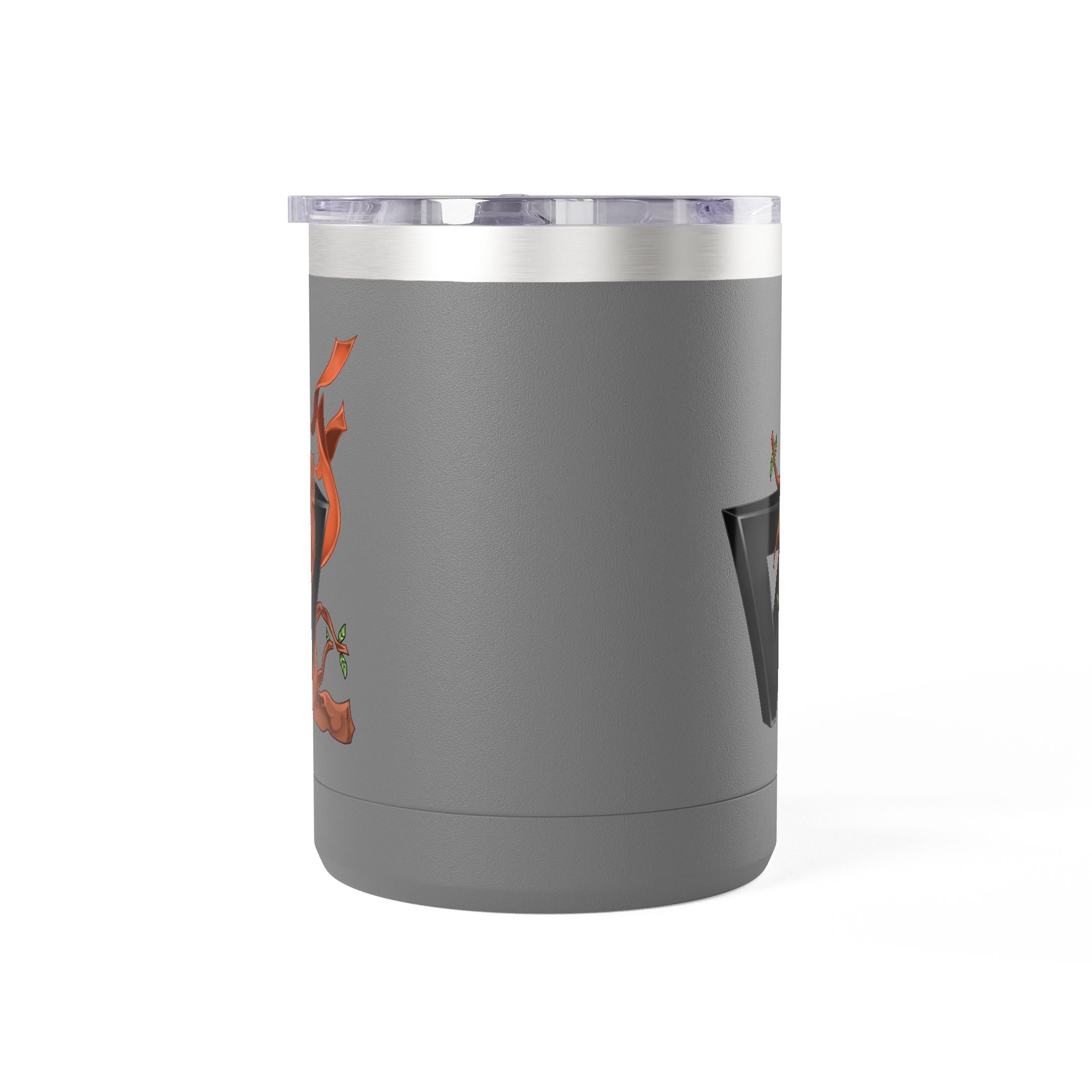 15oz Coffee Tumbler Mug with Rooster Illustration — Insulated Travel Cup