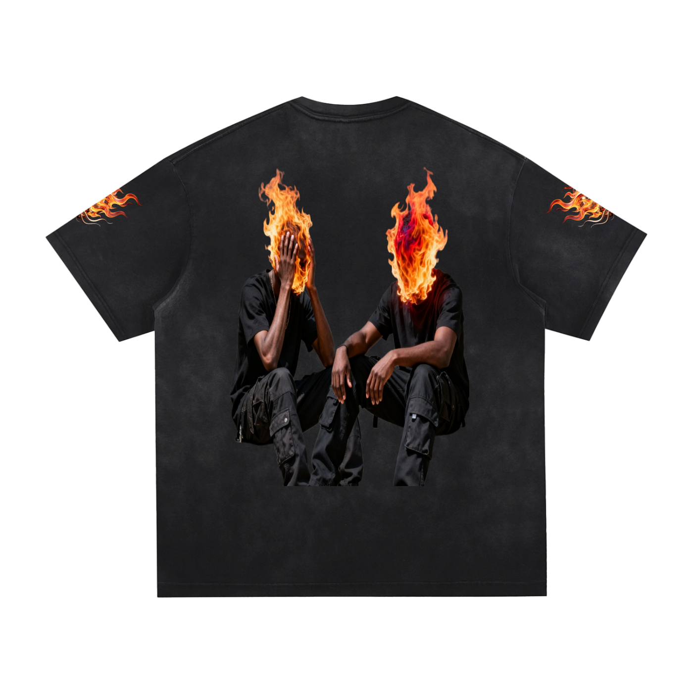 Vintage Washed Hand-Frayed T-Shirt