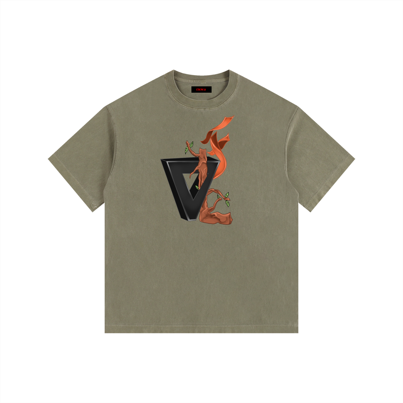Vintage Washed Oversized Cotton T-Shirt