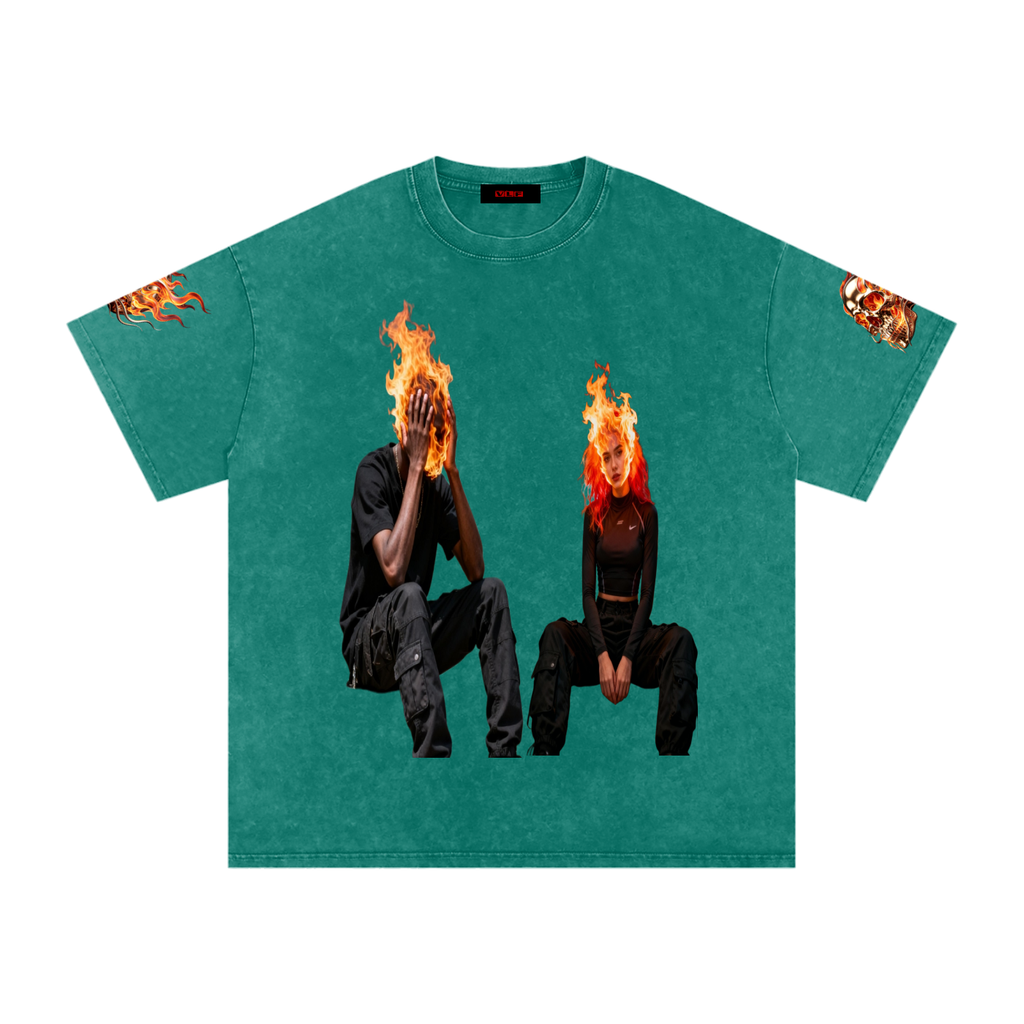 Vintage Washed OverSized Cotton T-Shirt